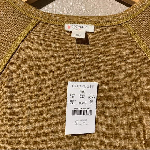 J.CREW NWT Girls' Soft Crewneck Sweatshirt & Pants Matching Outfit XL Crewcuts - Picture 5 of 8